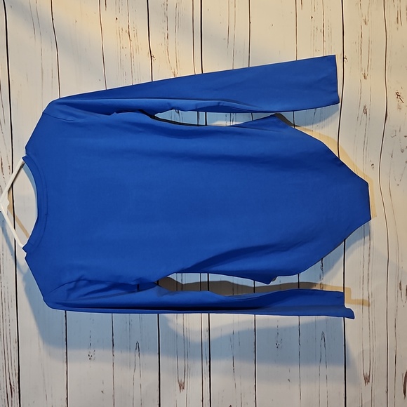 MANGOPop Collection Blue Long Sleeve Bodysuit - Women's, Large - Picture 3 of 8